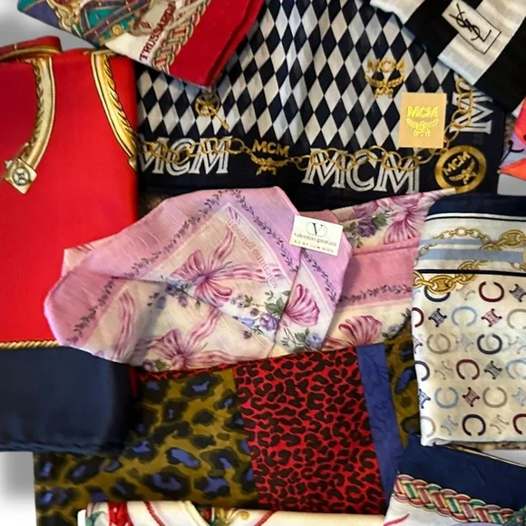 👹🧡👹 LUXURY SCARF OR HANDKERCHIEF SHOWDOWN 👹🧡👹 GRAB SOME LUXURY FOR LESS! PROMO - Picture 10 of 14